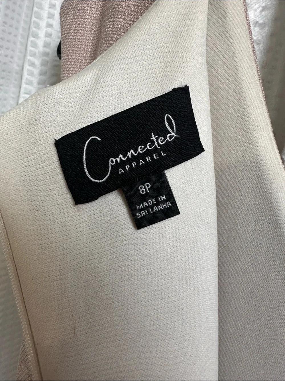 connected apparel sleeveless neck